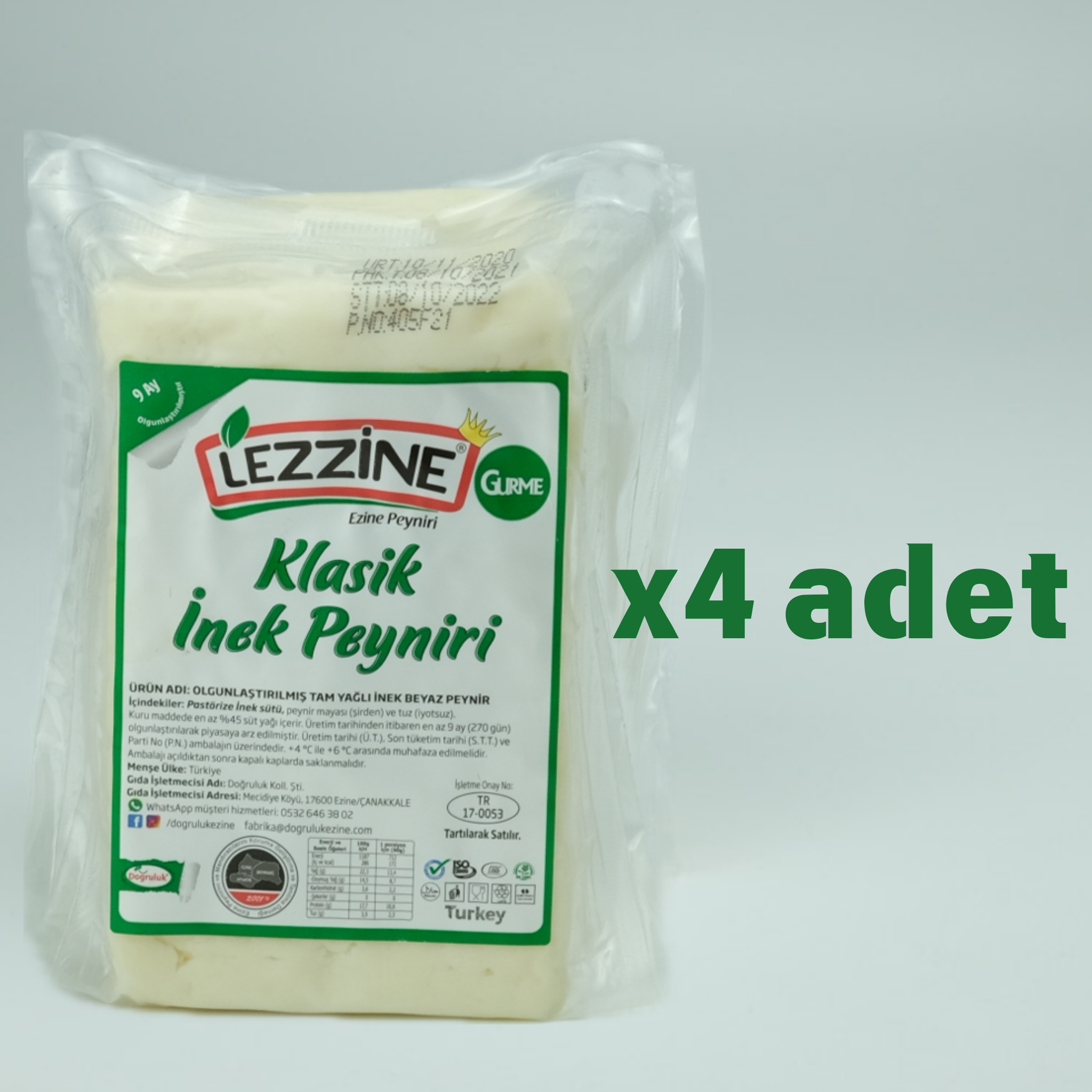 Classic Cow Cheese (KG) - Sold by Weighing.