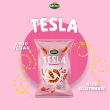 Cipsaş Tesla Paprika Çeşnili Vegan Glutensiz Nohut Cipsi 65g